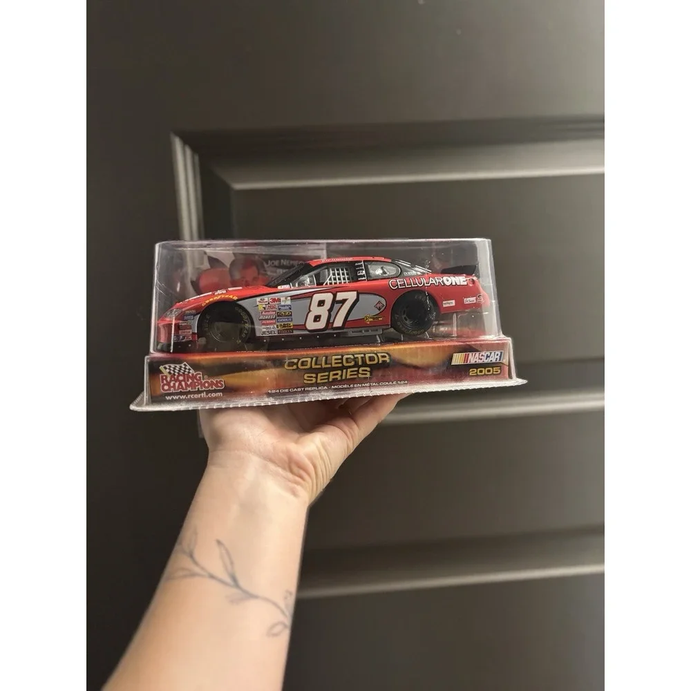 2005 Racing Champions NASCAR #87‎ Joe Nemechek Cellular One Red 1:24 Autographed
